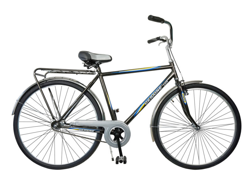 Велосипед Україна для села міста 28" UKRAINE LUX 64 CZ втулка Чехія Velosteel чоловічий дорожній коричневий металік купити