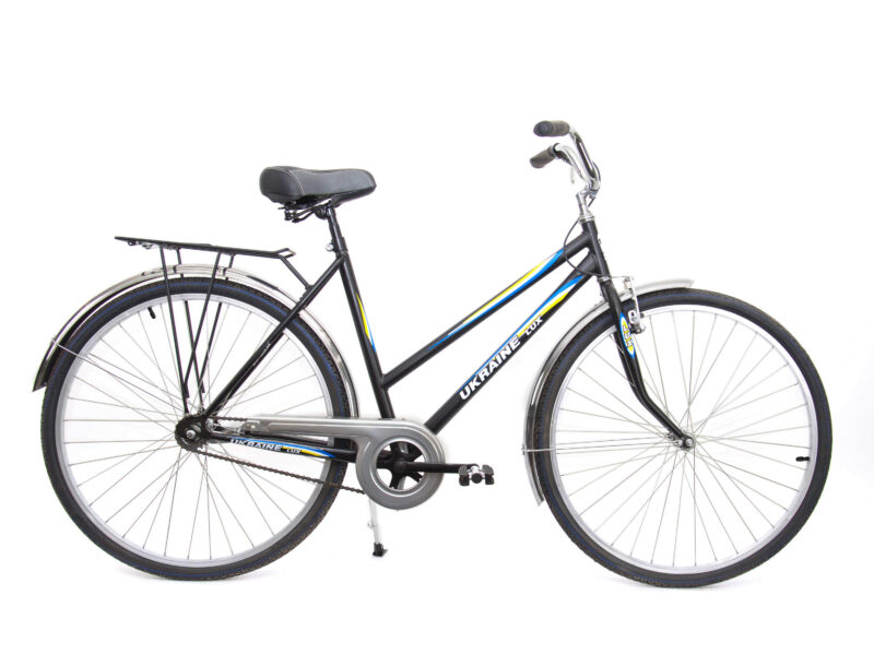 Велосипед Україна люкс 28″ UKRAINE LUX 65CZ жіночий дорожній чорний купити